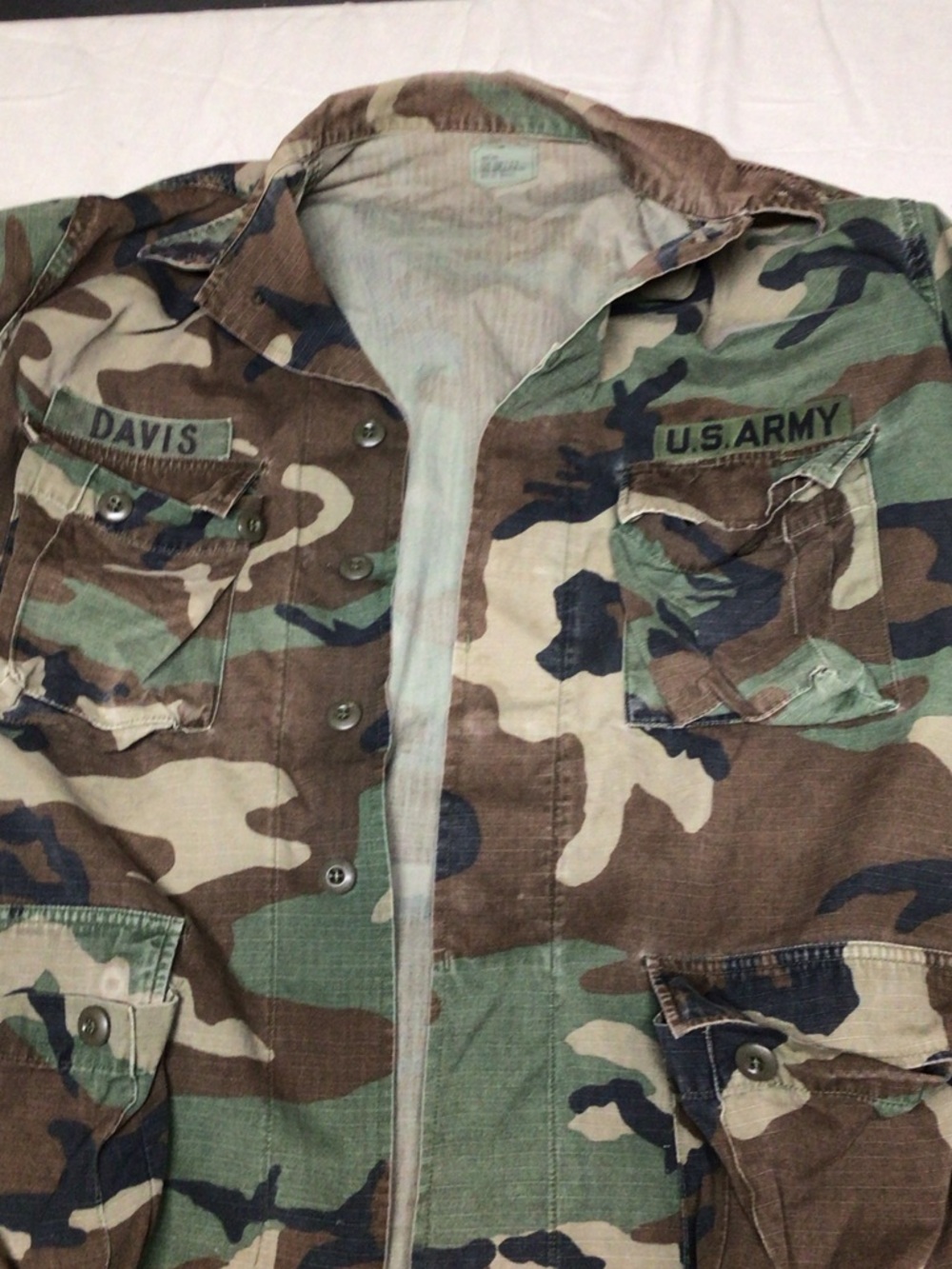 U.S. Army Woodland Camo Field Jacket - Military Fatigue Shirt